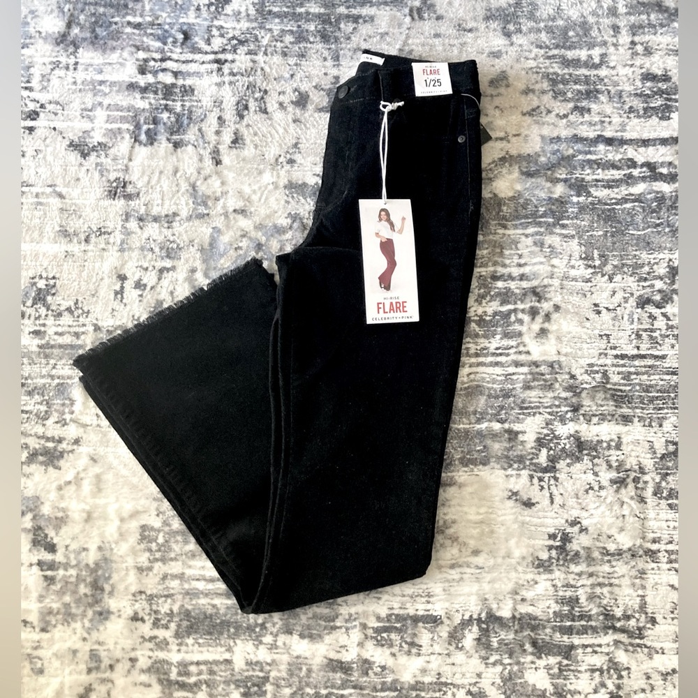 Pink's Hi-Rise flare super stretch jeans size 1 - Picture 2 of 7